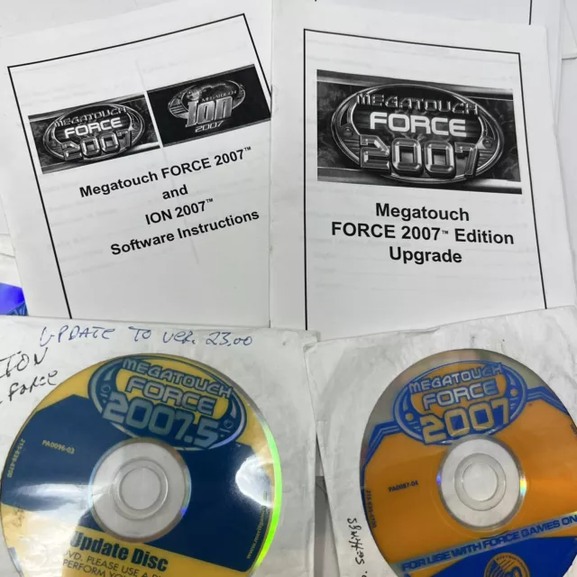 Megatouch force  Edition DVD Video Game discs 2007
