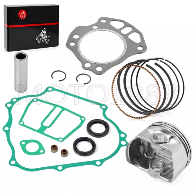 For Kawasaki Mule 600 / 610 / Sx Engine Rebuild Gasket Kit W/ Piston Ring & Seal