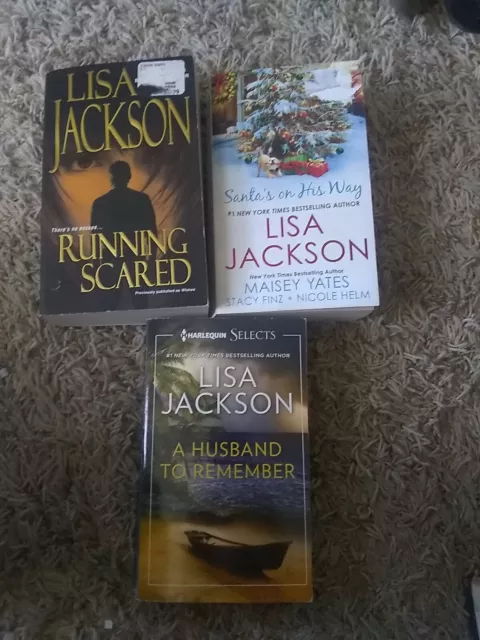 Lot Of 3 Books By Lisa Jackson ( Paperback)