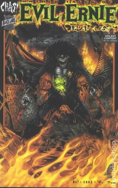 Evil Ernie Relentless 1A FN/VF 7.0 2002 Stock Image