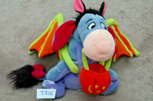 Peluche n°T216:  Bourriquet dragon Winnie l'ourson Exclusivité Disney  18cm