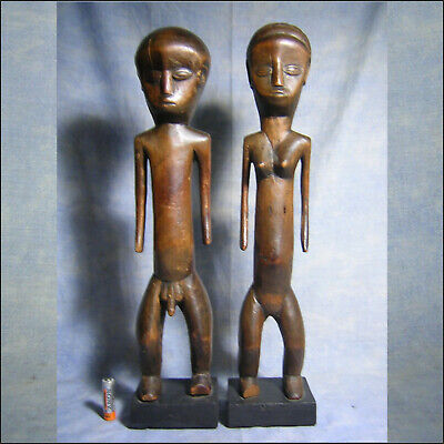 COUPLE NYAMWEZI Tanzanie AFRICANTIC art africain ancien statue africaine Afrique