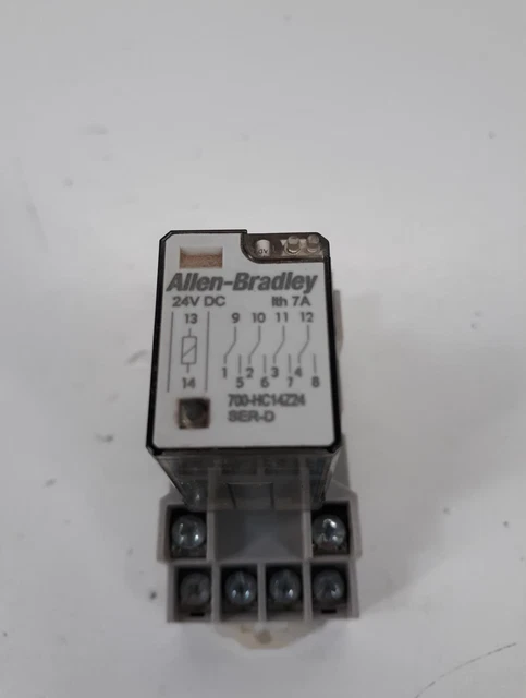 ALLEN BRADLEY 700-HC14Z24 SER.D Relè 24 bobina VDC EUR 13,54 - PicClick IT