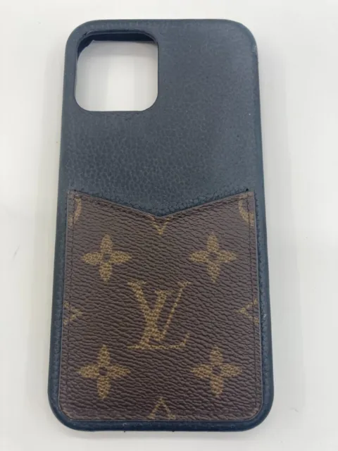 Louis Vuitton PHONE CASE IPHONE BUMPER 12 PRO MAX M80082 Black/Monogram