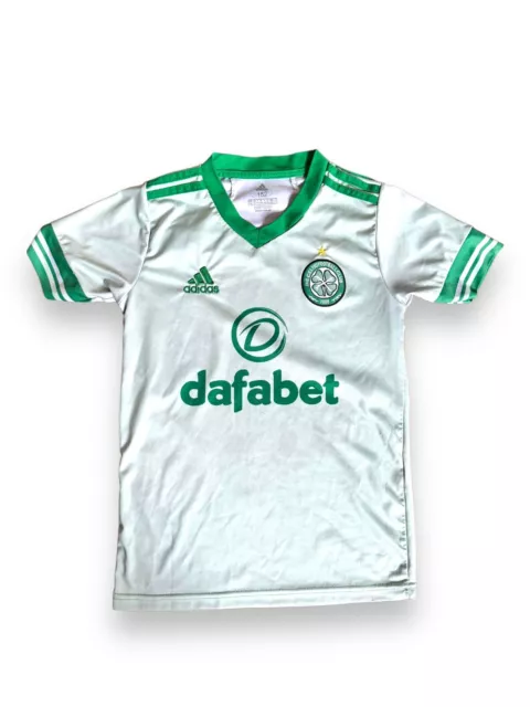 Adidas Glasgow Celtic FC 2020-21 football jersey shirt size 11-12 years 152cm