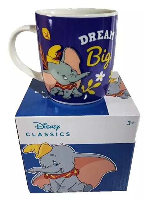 DISNEY DUMBO CERAMIC COFFEE CUP MUG 370ml GIFT BOXED