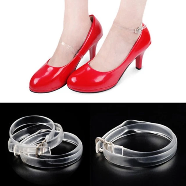 Neuf Détachable Transparent Silicone Chaussure Bande Bracelet for Holding-Loose
