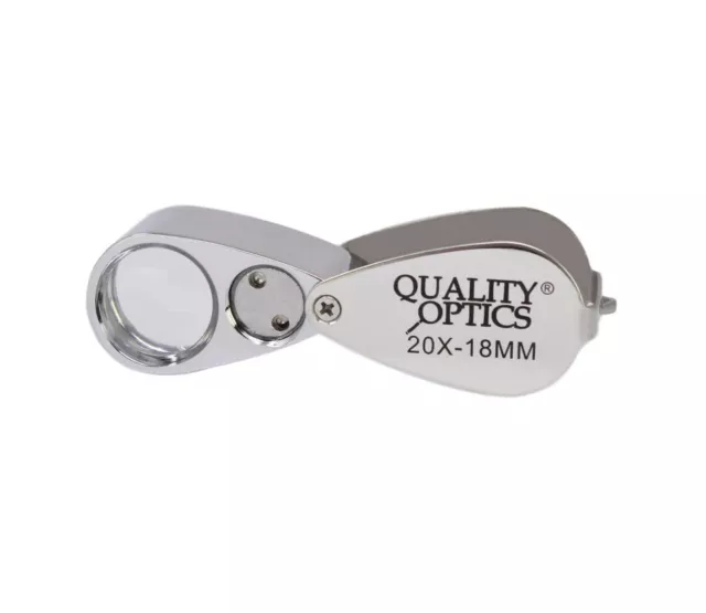 6PK 4X 2 Folding Pocket Magnifier Jewelry Loupe Optical Magnifying Glass  Lens