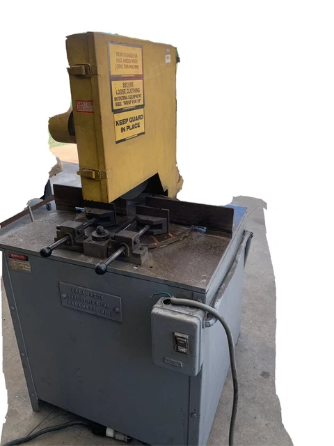 20" Kalamazoo Abrasive Saw Miter 10 HP 3 Phase 1725 RPM With 2 New Blades 20" Kalamazoo Abrasive Saw Miter 10 HP 3 Phase 1725 RPM With 2 New Blades