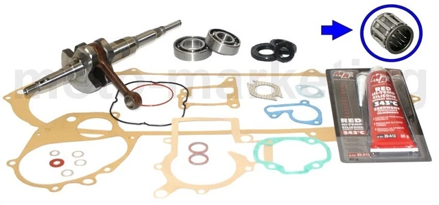 ALBERO MOTORE GUARNIZIONI SERIE KIT SET per ITALJET FORMULA DD 2TEMPI 50 LC