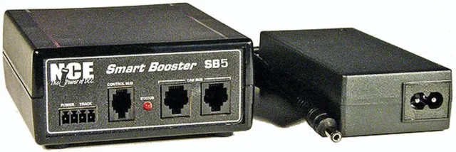 NCE - SB5 Smart Booster 5-Amp System w/Power Supply