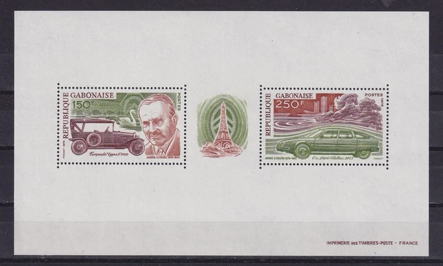 Gabun 1978 André Citroën Mi.-Nr. Block 33 postfrisch **