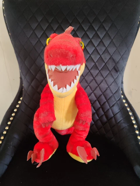 BUILD A BEAR Red T-Rex Dinosaur Soft Toy Plush Velociraptor Raptor £4. ...