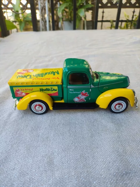 New Vintage Golden Wheels 1940 Ford Truck Mountain Dew Delivery Truck