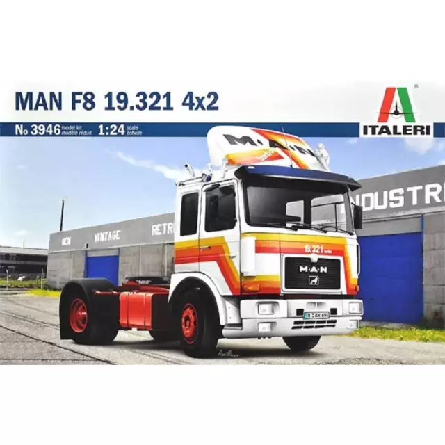 Maquette Camion Man F8 19.321 4x2 Italeri 3946 1/24ème Maquette Char Promo