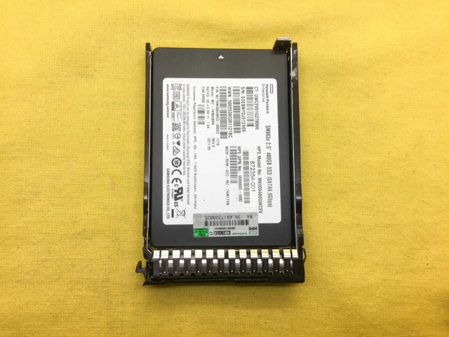 SSD HPE 480 Go SATA 6G lecture intensive Ri 2,5 pouces SFF SC P04560-B21 HP  EX TVA 165,42 £ EUR 224,40 PicClick FR
