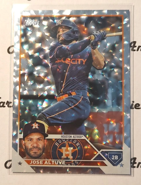 Jose Altuve 2023 Topps Series 1 Silver Ice Foil Houston Astros #222