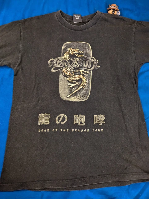 90s AEROSMITH 龍の咆哮 Tシャツ Roar Of The Dragon Tour Osaka 1999 