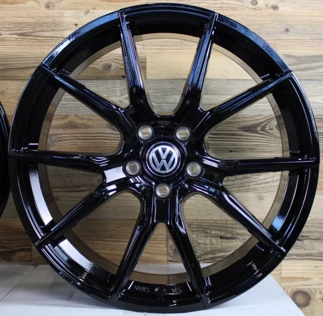 18 Zoll Felgen V1-Wheels  schwarz für VW Golf 5 6 7 8 GTI GTD GTE eGolf 6R 7R