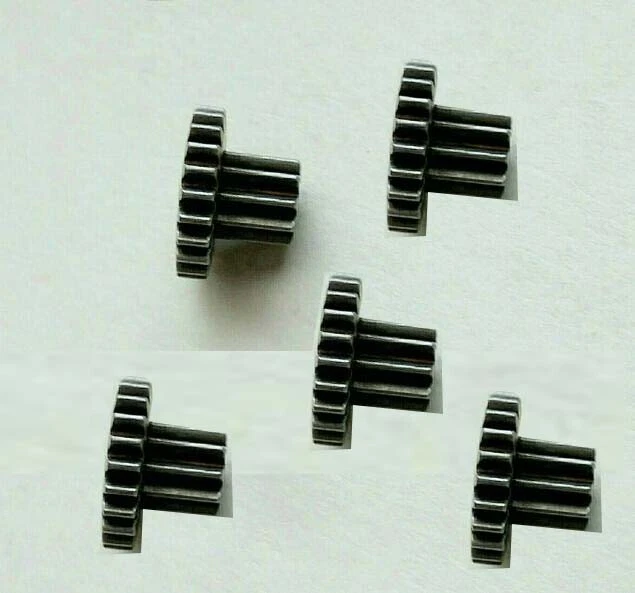 5PCS Metal Double Gear 10 Teeth 0.4 Module + 22 Teeth 0.4 Module Diameter 2mm