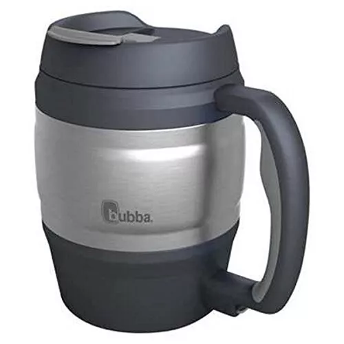 Big Bubba Classic Insulated Mug 52 Oz Polyurethane Travel Coffee Black Keg Shape
