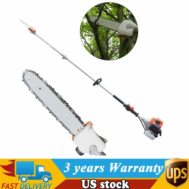 GASPOWERED CHAIN POLE Saw Tree Trimmer 3HP 2Stroke Pole 161.50