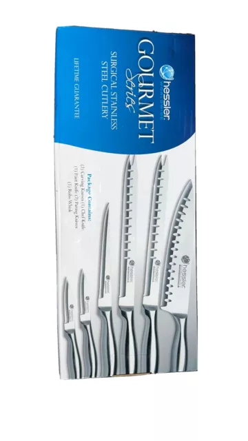 Hessler CHEF 6 Gourmet Series Surgical Stainless Steel Cutlery Six