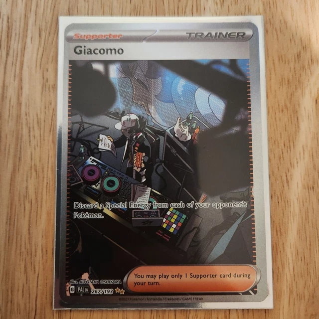 Pokémon TCG Giacomo Scarlet & Violet - Paldea Evolved 267/193 Holo Special...