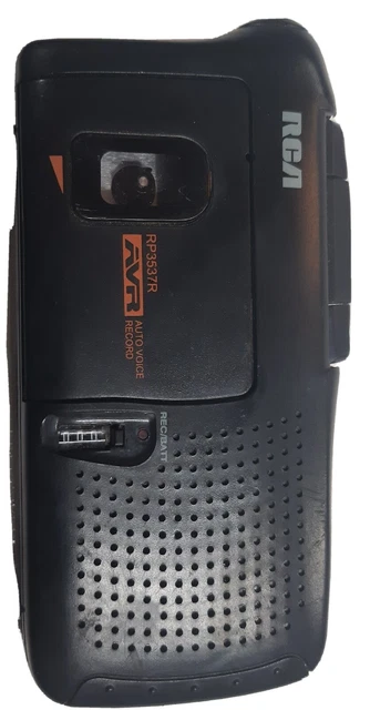 RCA Micro Cassette Voice Activated Recorder RP3537R AVR  DC 3V TL50