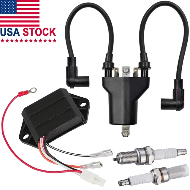 Ignition Coil Set With Spark Plugs 10 - Compatible With 2011 - 2019