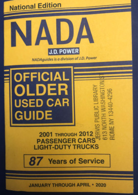 Nada Official Older Used Car Guide FOR SALE! - PicClick