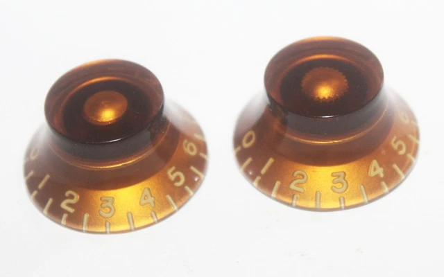 Vintage 1980's Gibson Bonnet Knobs Les Paul SG ES 1980 1981 1982 1983 Bell Knobs Vintage 1980's Gibson Bonnet Knobs Les Paul SG ES 1980 1981 1982 1983 Bell Knobs