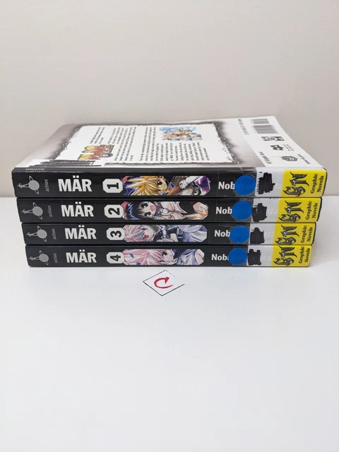 MAR Marchen Awakens Romance Manga Lot Volume 1, 2, 3, 4 Nobuyuki Anzai