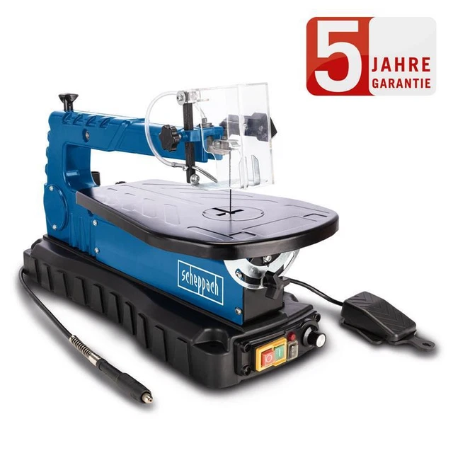 Scheppach Dekupiersäge DECO MAX 405mm 64-tlg. Werkzeugset flexible Welle LED