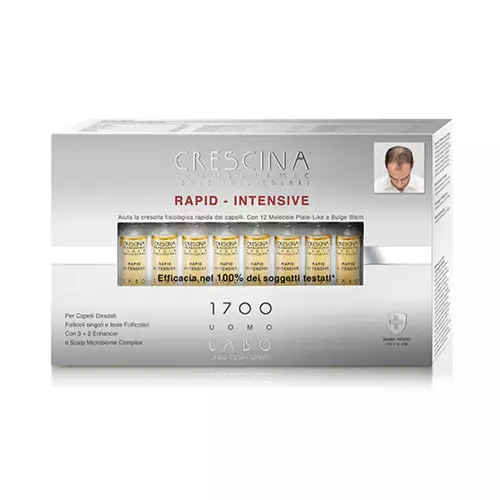 LABO Crescina Transdermic Rapid-Intensive Iles Cellules Folliculaires 1700 Mens