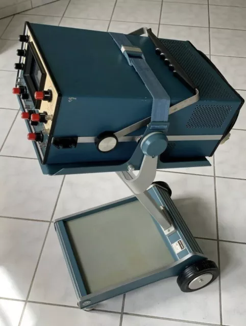 Heathkit Oscilloskop Oszilloskop Model IO-4510 mit Tektronix Laborwagen Oszi 3