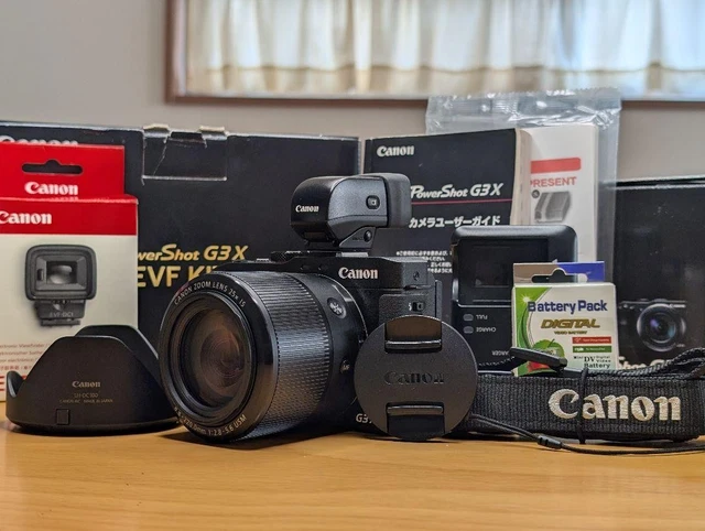 未使用　Canon PowerShot G3X EVF KIT キヤノン PowerShot G3 X EVF KIT｜コンパクトデジタルカメラ