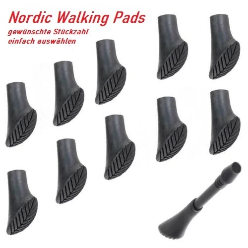 Wanderstöcke Gummipuffer 8/12/16 Stück Walking Stöcke Gummipuffer, Innendurchmesser 11 Mm Gehstock Ersatzteile Gummi Puffer Asphalt Kies & Gebirge (12 Gummipuffer Für Wanderstöcke