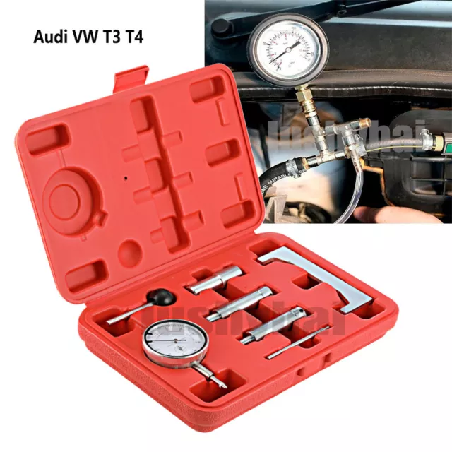 VW Audi Seat DIESEL FUEL INJECTION PUMP Static Timing Adjustment Gauge & Tools