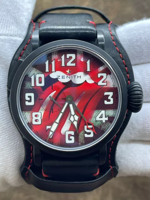 Zenith Type 20 GMT Rolling Stones 96.2439.693/77.C809 Black & Red Dial Automatic