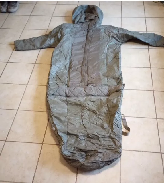 Vintage German Army Bundeswehr Sleeping Bag Sniper  Mummy with Protective Shell
