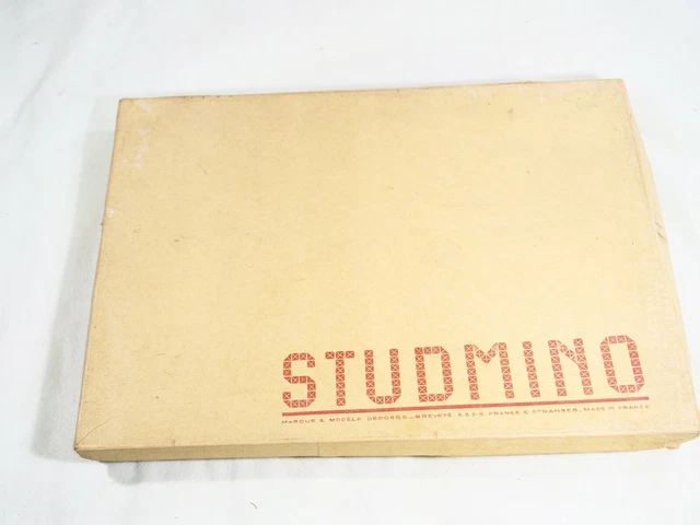 Jeu de société vintage Diamino, 1970, boîte 2 tiroirs