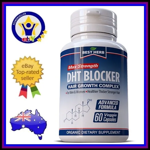DHT BLOCKER Advanced Hair Formula STIMULATE GROWTH Anti Loss Natural Supplement