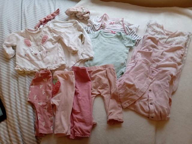 baby girl clothes 3-6 months bundle