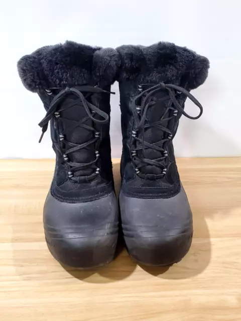 Columbia Sierra Summette Boots Black Thermolite Winter Snow Womens Size 10
