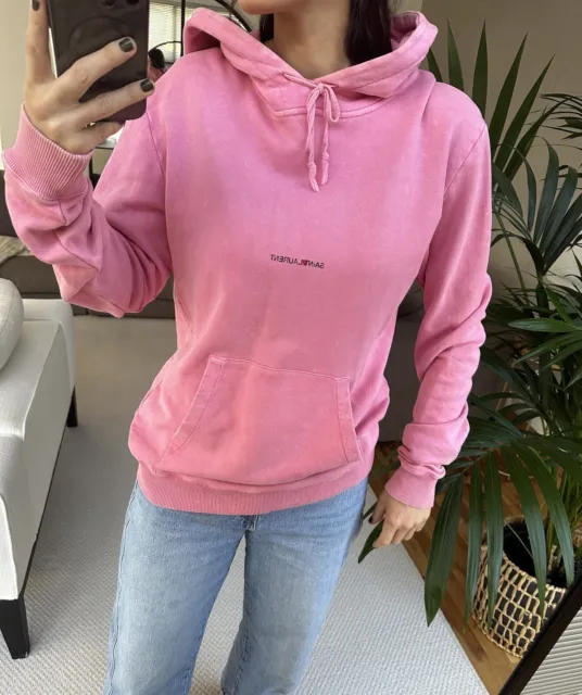 Saint Laurent Pink Sweatshirt Hoodie