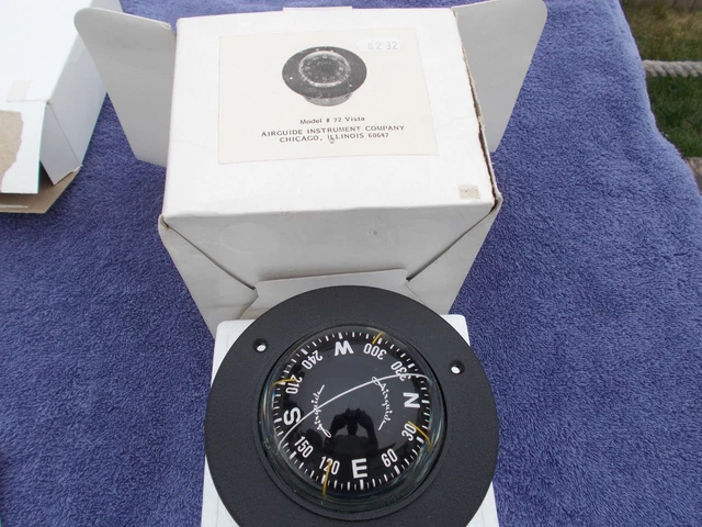 AIRGUIDE MARINE COMPASS Model #72 Vista NIB £21.41 - PicClick UK