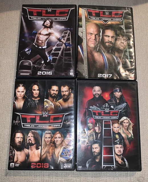 WWE/WWF WRESTLING DVDS Tables Ladders Chairs 2016201720182019 15.
