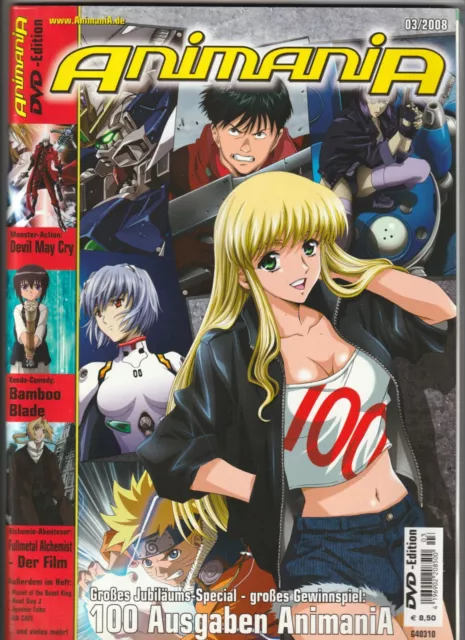✪ ANIMANIA 3/2008 Großes Jubiläums-Special+ DVD, MAGAZIN *Anime *Manga