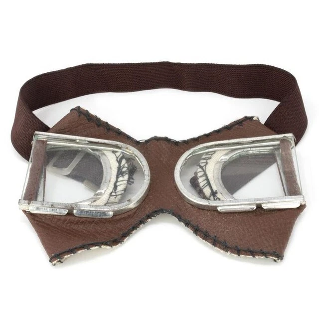 Russian Military Issue Split Glass Motorcycle Goggles - Clear